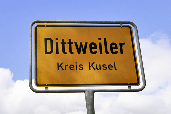 Ortsschild Dittweiler